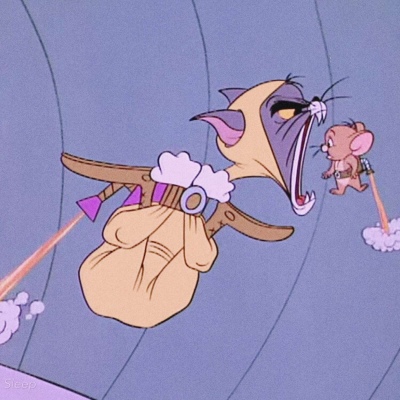 沐糖/情侣头像 猫和老鼠