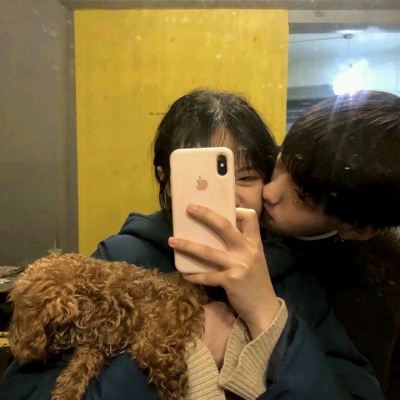 溺毙:一对两张原宿风简单真人情头.人间于此 欢喜是你