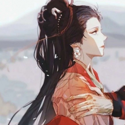 漫画情侣头像  啾咪