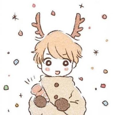 卡通情侣头像  圣诞