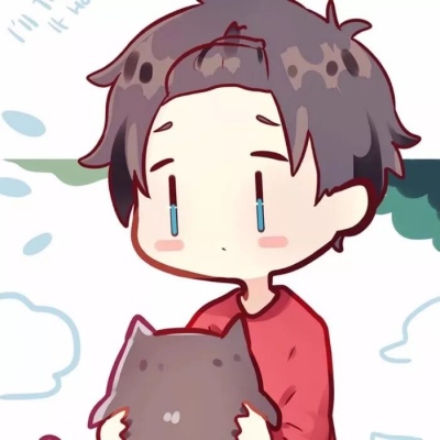 卡通情侣头像  脸红是真的 心跳加速是真的眼里带光是真的 我的喜欢也是真的