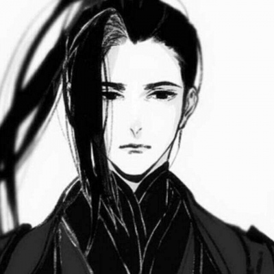 〈陈情〉黑白男生动漫丧系头像 世界大雨磅礴，万物苟且而活