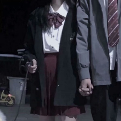 部位半身可爱女生小清新甜甜的爱情青年少女情侣头像