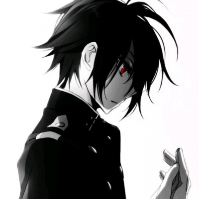 林知晚  超拽气质黑白红动漫男头