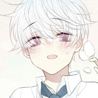 允言/白发可爱动漫男生头像    第几座灯让你心动