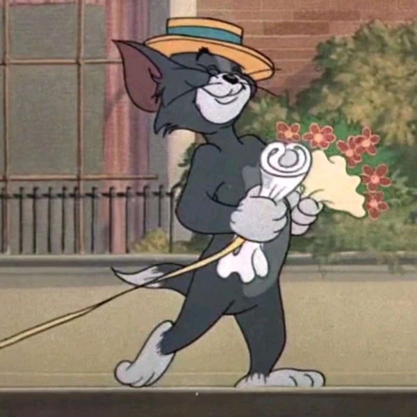 苏濯:猫和老鼠沙雕可爱情头.