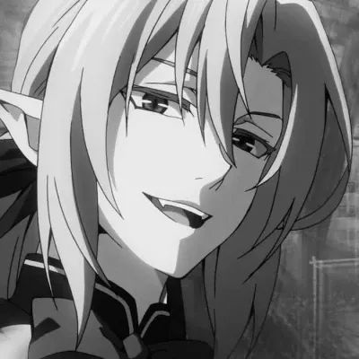 动漫黑白系帅气伤感男生头像