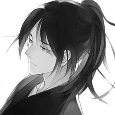 黑白古风头像男