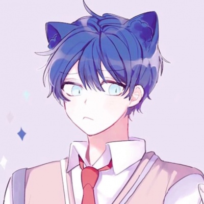 唐崎夜雨／二次元简约情侣头像