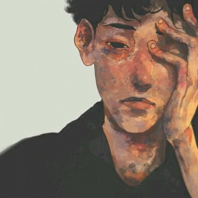 动漫男生超丧头像放肆！