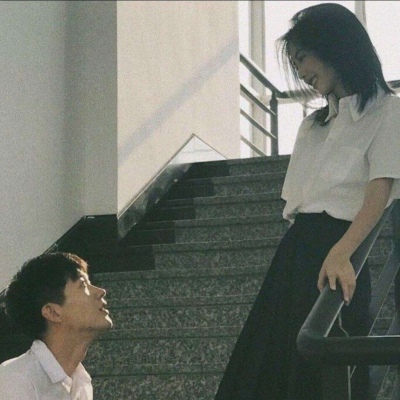 一对两张真人情头 唯美浪漫美好幸福