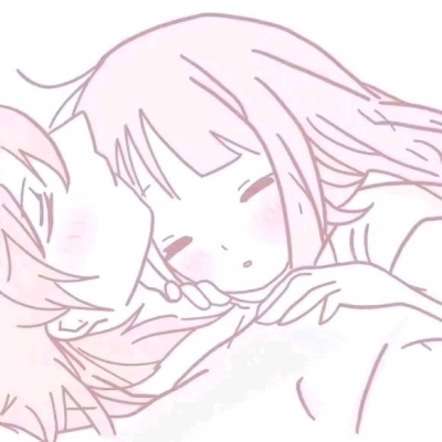 江孑 一对两张可爱粉色系二次元情头