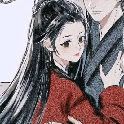 唯美古风情侣头像：满目山河空自念，不如惜取眼前人