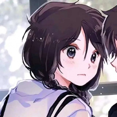 唯美动漫情侣头像  你是我一生只会遇见一次的惊喜