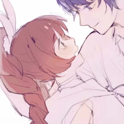 萧司 一对两张动漫情头 你的眼睛是我未曾见过的海。