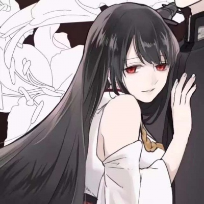 唐崎夜雨  二次元情侣头像 一对两张