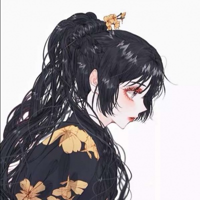 唐崎夜雨 二次元情侣头像