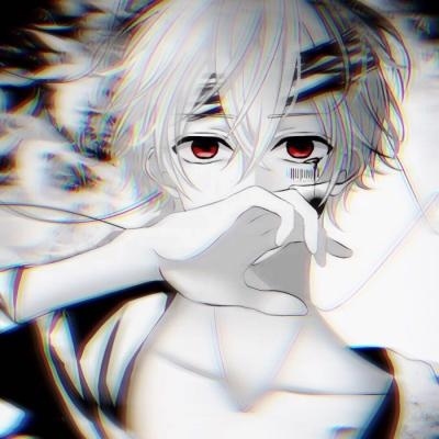 动漫男头（黑白炫彩系）【不知道将去何方  但我一直在路上】