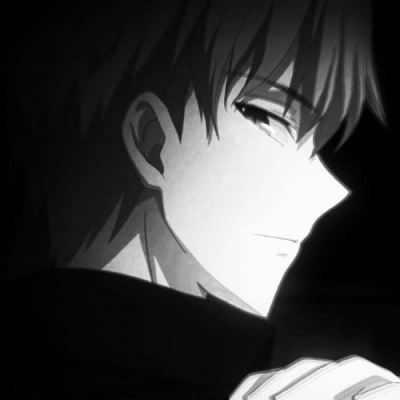 玩网 黑白动漫男头