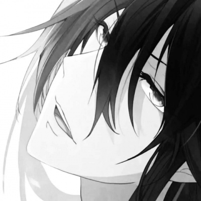 顾夕    男头/动漫/黑白/你带走我的思念，却没说抱歉