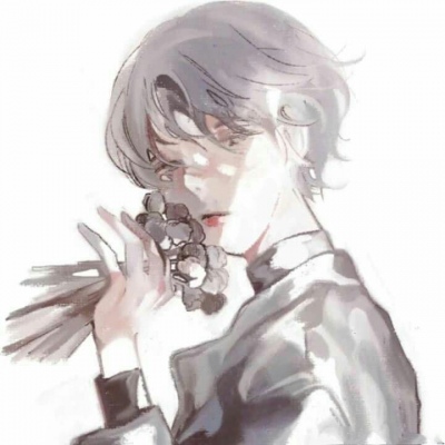 汐颜.干净帅气动漫男头/优质手绘/思君如满月'夜夜减清辉