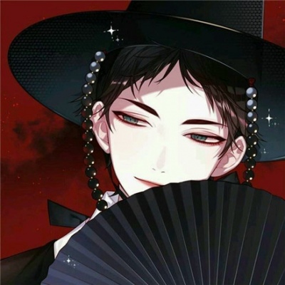 江孑 帅气手绘二次元男头