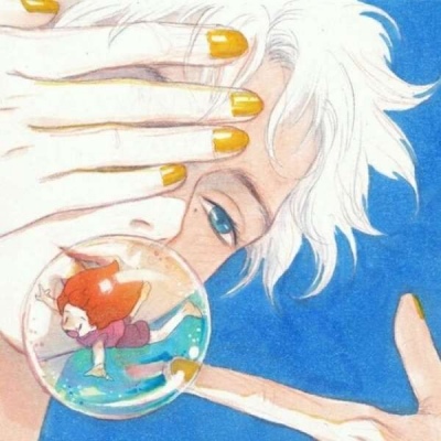 蓝色系男头你的眼睛就像大海一样清澈