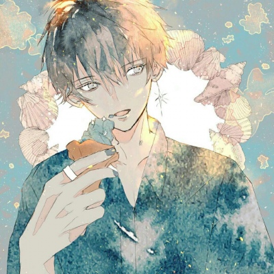 唸 墨色成熟魅力男生动漫头像