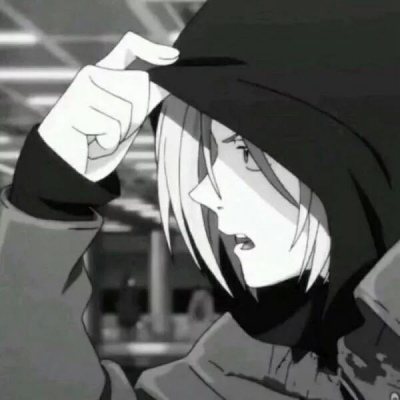 动漫男头，黑白，阳光男头