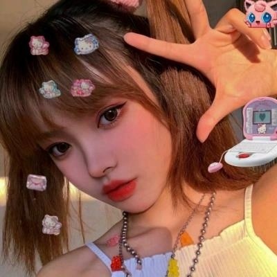 cool girl 染发女头