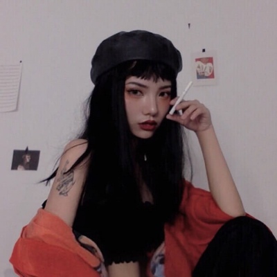 原宿风.微丧女头.