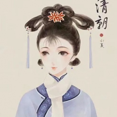 插画头像：不同时期的少女发型