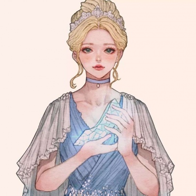 白米  迪士尼公主手绘头像