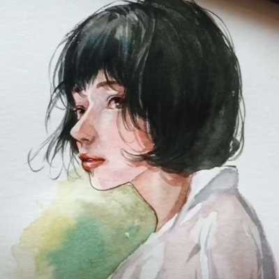 自截插画女生头像