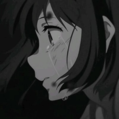 柚子酱:女生黑白头像