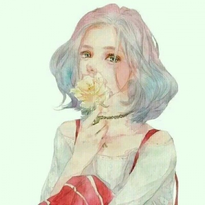 欧美风少女手绘