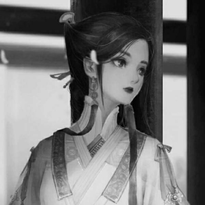 黑白头像女