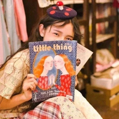 江孑 可爱原宿风闺蜜头像