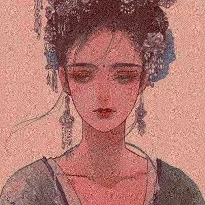 红色系古风女头|山有木兮木有枝，心悦君兮君不知