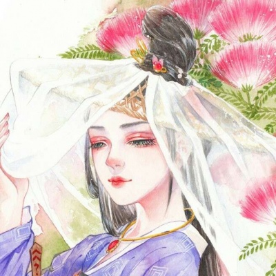唐崎夜雨 唯美古风插画美人群像