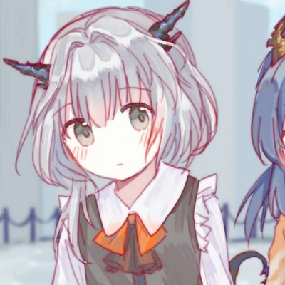 白米  卡通闺蜜头像：我的可爱都是被你传染的