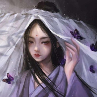 氿卿. 古风动漫女生头像万千星河，不及你眉眼动人.