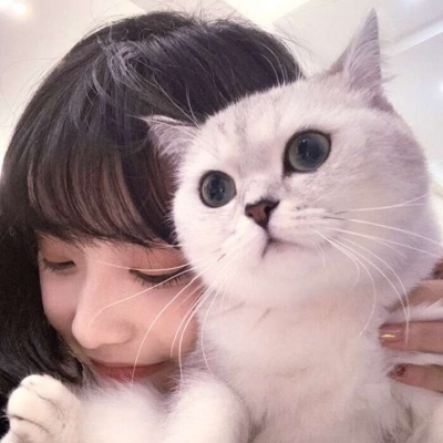 乔：可爱抱猫女头 人刚认识的时候总是拘谨中带着温柔