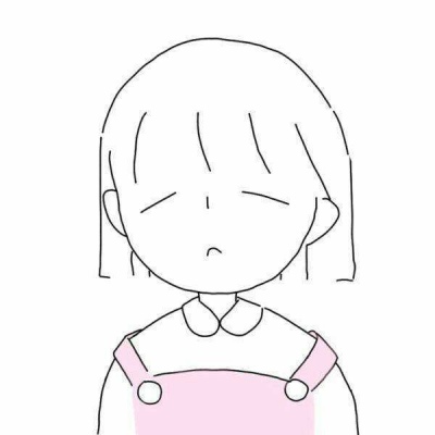 超可爱简笔画女孩团头，第三波了呢。