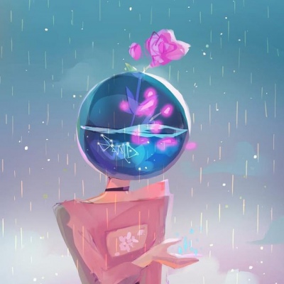 苏柒:手绘系列少女动漫头像/没人喜欢自己喜欢就好