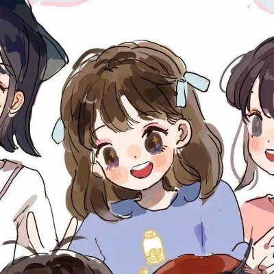 三人闺蜜头像:)『三个人的友谊，不一定有一个是多余的』