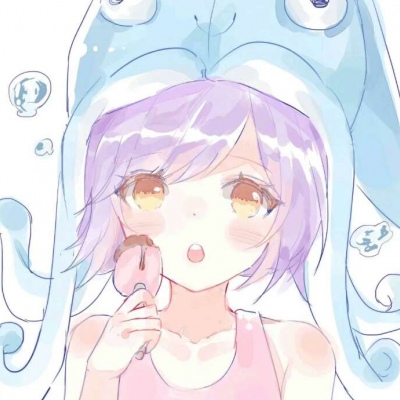 手绘唯美治愈女头