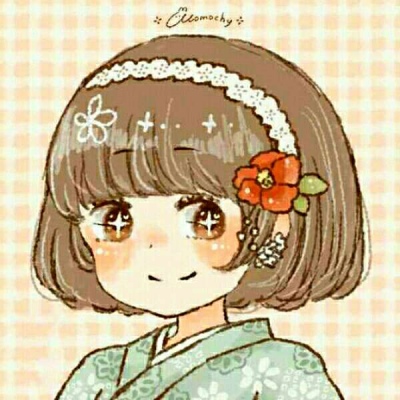 苏柒:卡通女孩头像/用笑脸面对这个世界