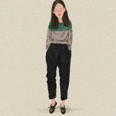 林知晚    唯美小清新手绘头像