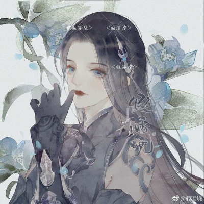 客桥:手绘意境古风插画女头